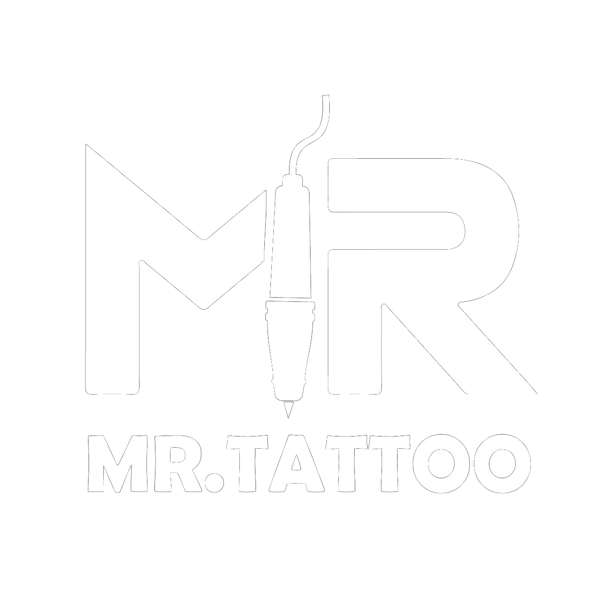 Logo oficial de MR Tattoo Studio